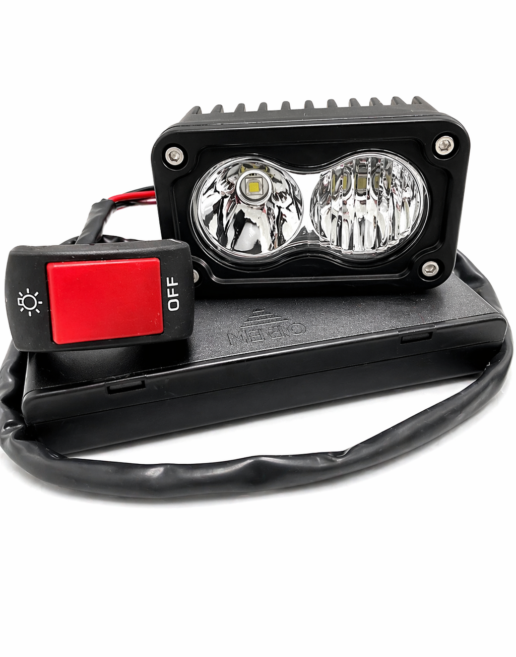 V2 battery powered baja light